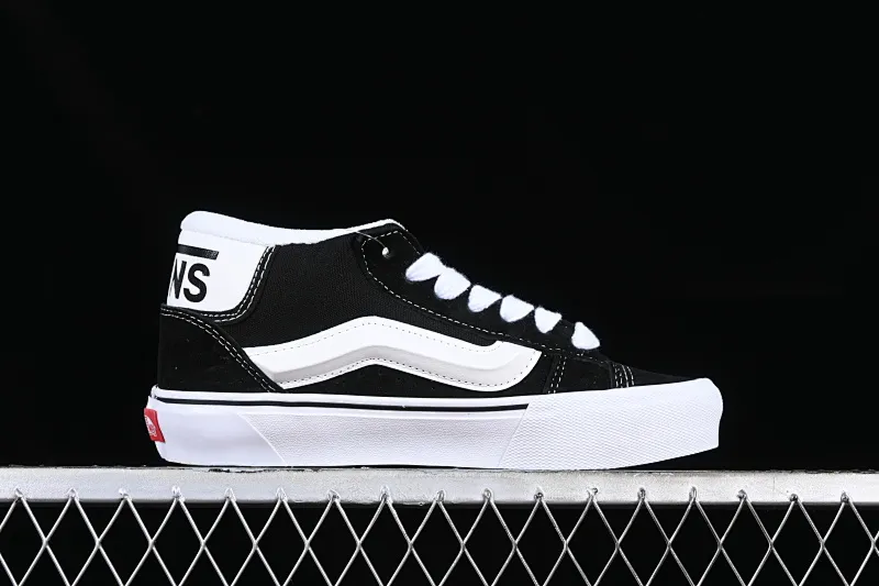 All categories Vans Vans series Vans Mid Vans Zhongbang Vans Knu Skool Vans official fat version of mid-top bread shoes VN000CQ96BTR